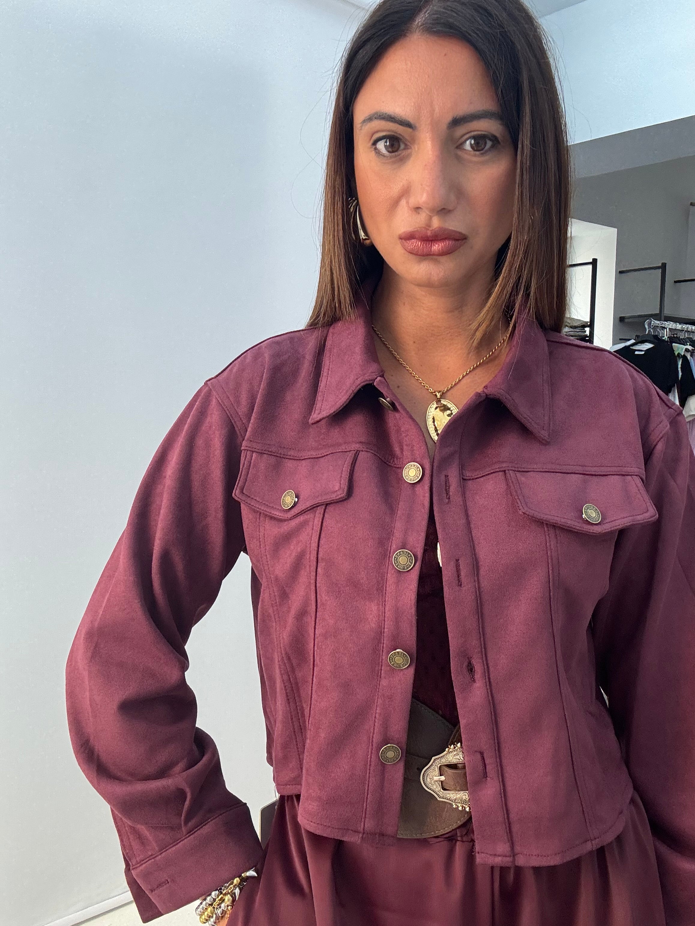 Giubbino Fede Bordeaux